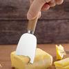 Leeseph 4pcs Cheese Knives Set with Wooden Handle, Steel Stainless Cheese Knife for Charcuterie Cheese Spread and Butter Cutter