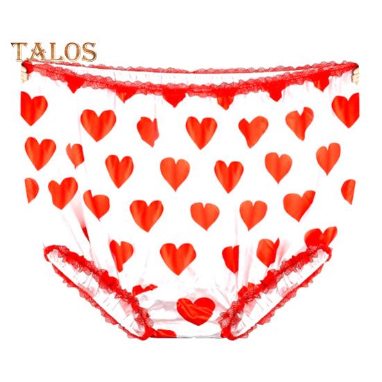 

Забавные большие трусы с принтом сердец тигра и зебры, кружевные трусики с каймой, большие трусы с принтом, подарок на День святого Валентина, рождественскую годовщину красный