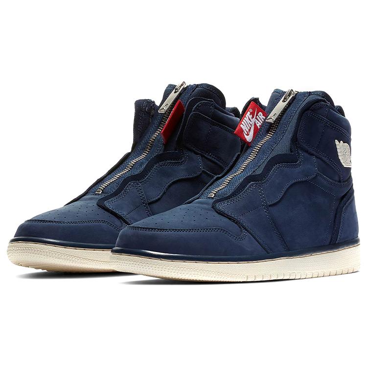 New Jordan 1 High Zip Navy Women's AQ3742-404