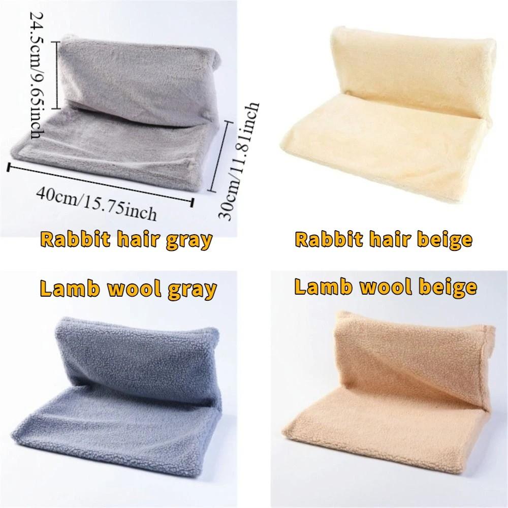 Metal Frame Plush Cat Hammock Comfortable Cat Sleeping Rest Wall Mount Cat Nest Pet Sleeping