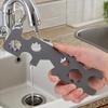 Faucet Aerator Tool 9-in-1 Stainless Steel Disassembly Wrench For Faucet Aerators For Homeowners Facility Managers Janitors