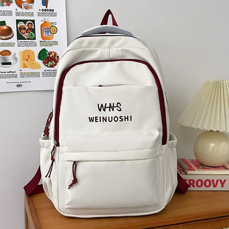 New Elementary School Schoolbag for Girls Junior High School Students Large Capacity Letter School Backpack Backpack