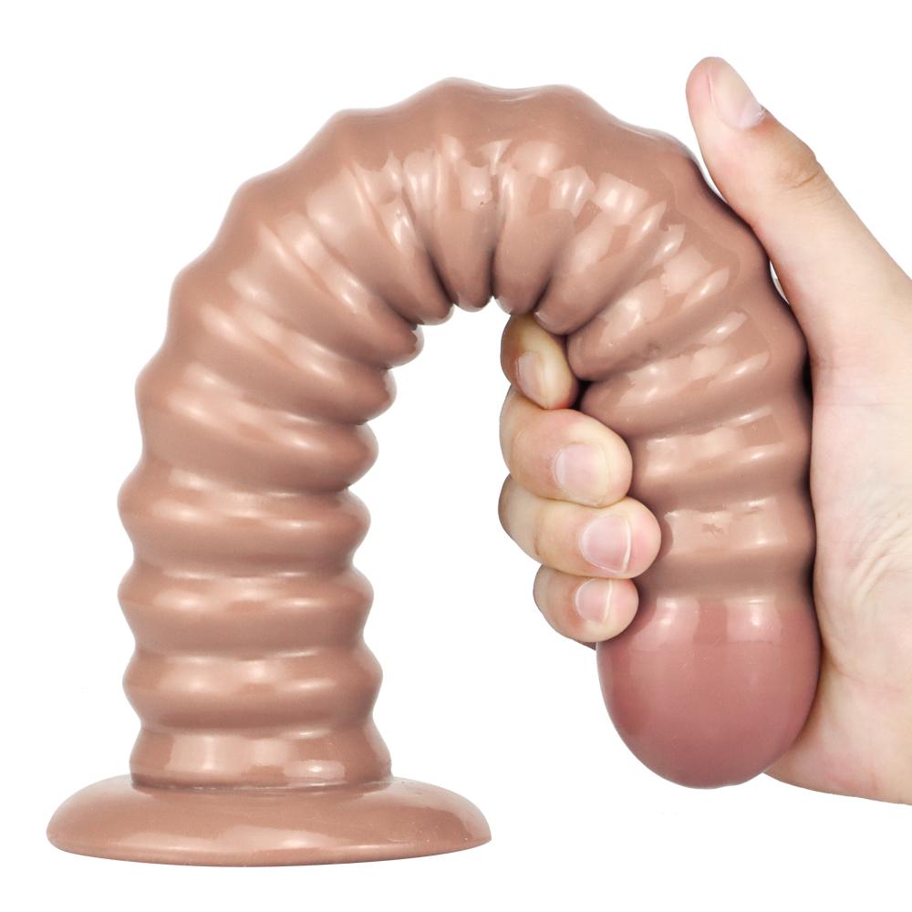 MoDi Dildo Stimolatore Vaginale Masturbatore Femminile Plug Anale Filettato Butt Plug