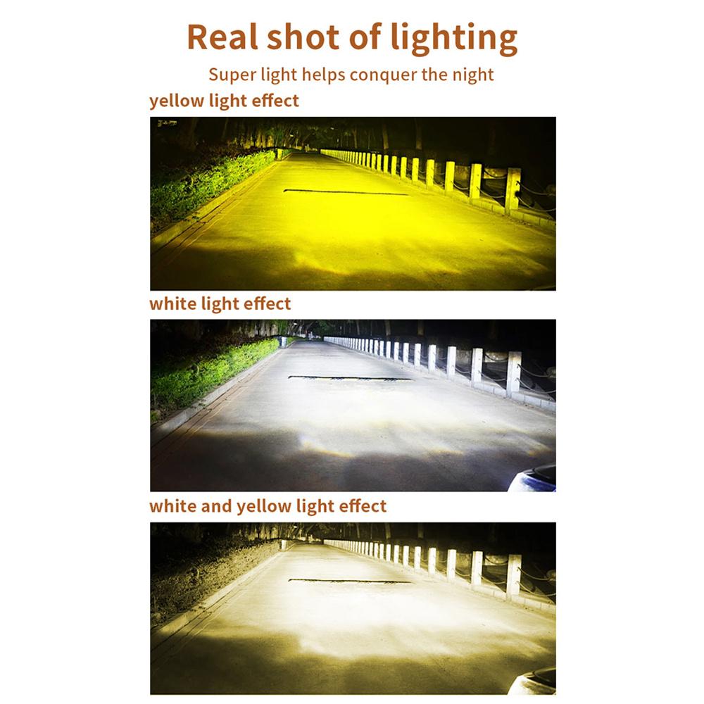 V72 2-LED Motorcycle Fog Light High Power Waterproof LED Headlight for Off-Road Truck SUV