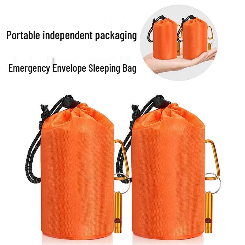 Portable Emergency Survival Sleeping Bag with Reflective Insulation for Camping and Hiking