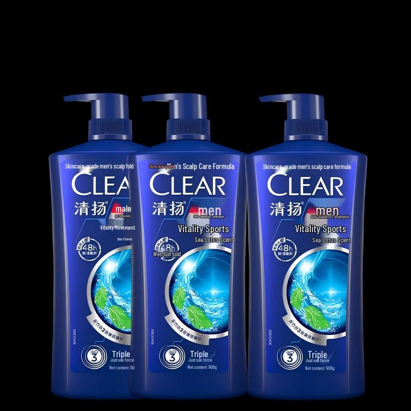 Clear Men Anti-Dandruff Shampoo - Active Mint Blue