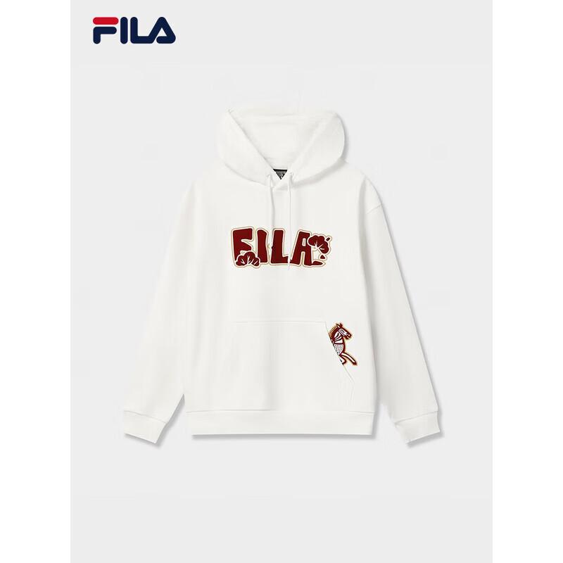 FILA 'Ready-to-Fly Drama' Unisex Loose Embroidered Hoodie