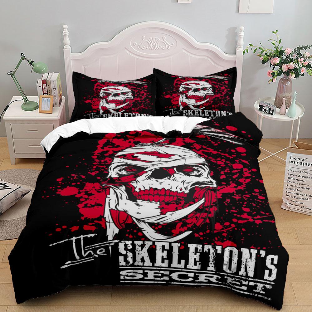 Motten Totenkopf Bettwäsche Set US Twin Full Queen King EU Einzelbett Doppelbett Kingsize Bettwäsche Set