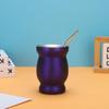 Tazza per Mate Argentina in Acciaio Inossidabile 304 da 8 oz con Cannuccia Cucchiaio