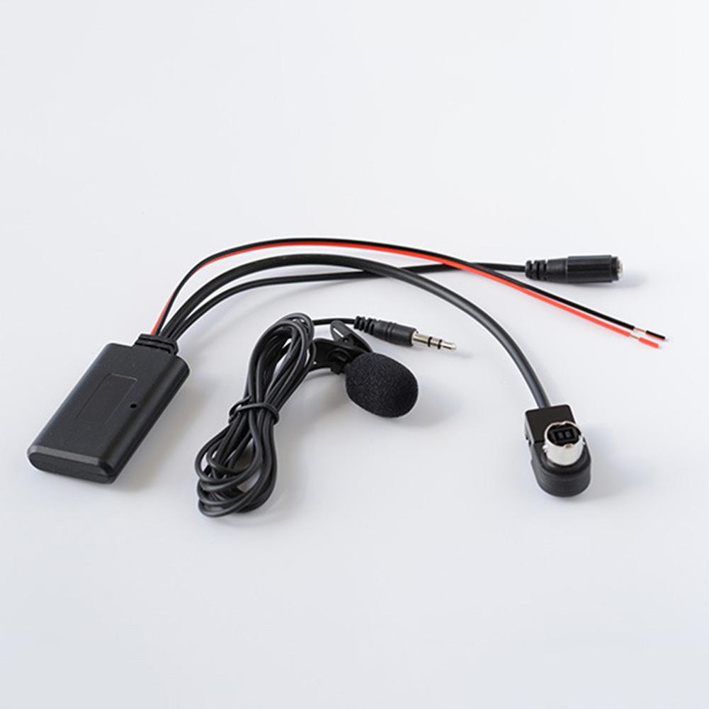 Car Bluetooth 5.0 Microphone Handsfree AUX Cable For Alpine/JVC Ai-NET KCA-121B Stereo Adapter Auto Electronics Accessories Radio Accessories 4