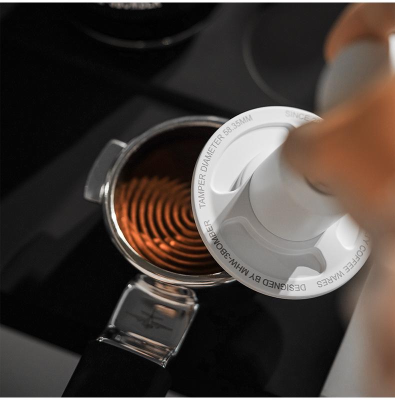Bomber MHW Knight Impact Coffee Tamper with Click Sound - Universal 58mm