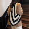 Women Crochet Tote Hollow Out Beach Large Capacity Fashion Knitted Hobo Simple Shopping Bag for Travel Vacation