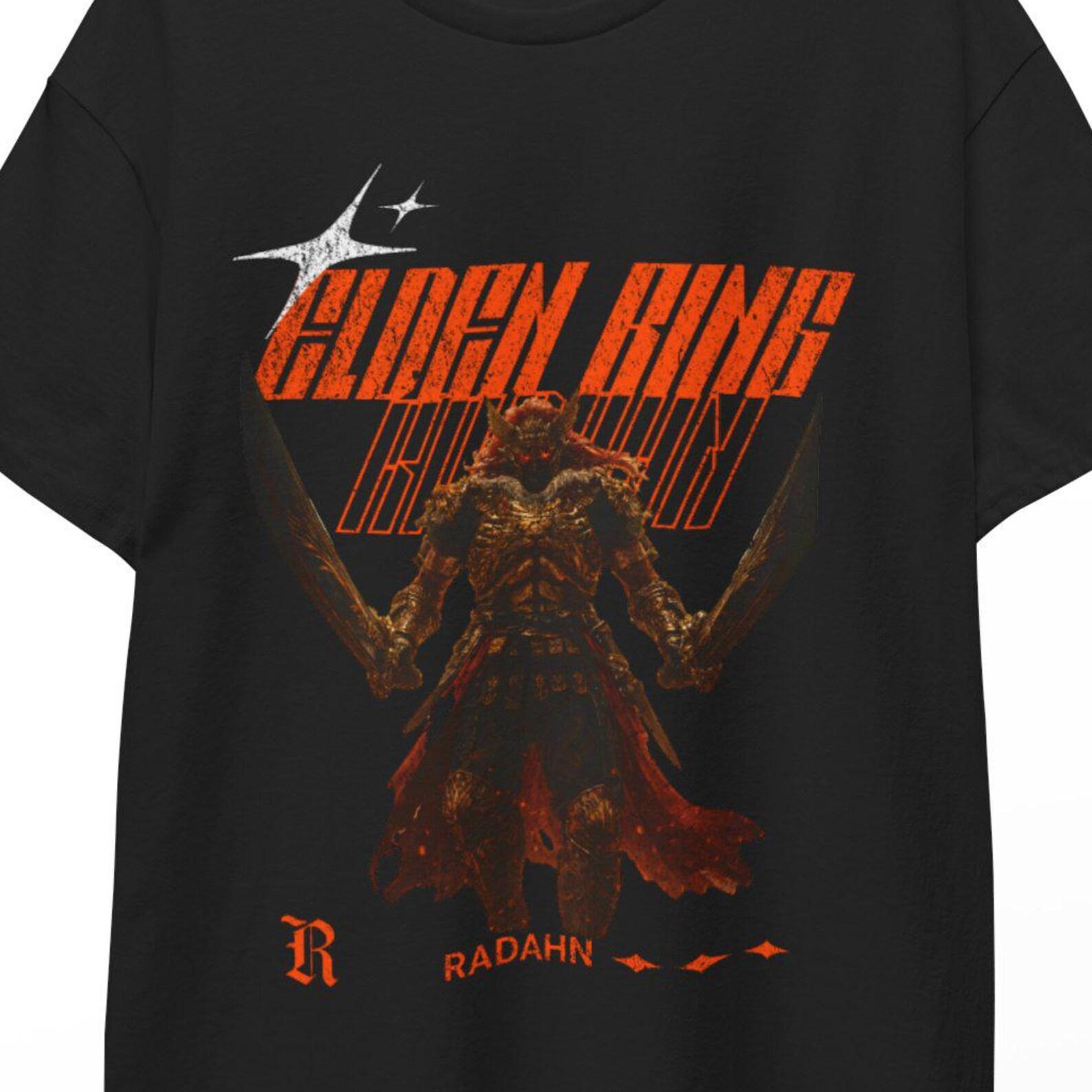 Elden ring Shirt Radahn Ranni Malenia Blaidd Godrick T-Shirt Video Game Shirt, Elden Ring Merch Fantasy elden ring png radahn shirt! S