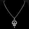 Stainless Steel Hinduism Yoga Shiva Trishula Om Symbol Pendant Necklace Women Men Silver Color Buddhism Hindu Chain Jewelry