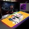 Anime D-Dandadanes Mouse Pad RGB Backlit Mouse Pad Laptop Mouse Pad Laptop Gamer Computer Desk Gaming Accessories