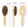Boar Bristle Hair Brush Wholesale  Bamboo HairBrush  Natural Boar Hair Brush Customized Logo