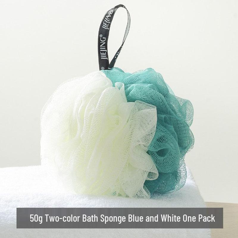 Premium Large Shower Loofah Bath Scrubber - Charming, Non-Scattering Bubble Bath Flower for Women