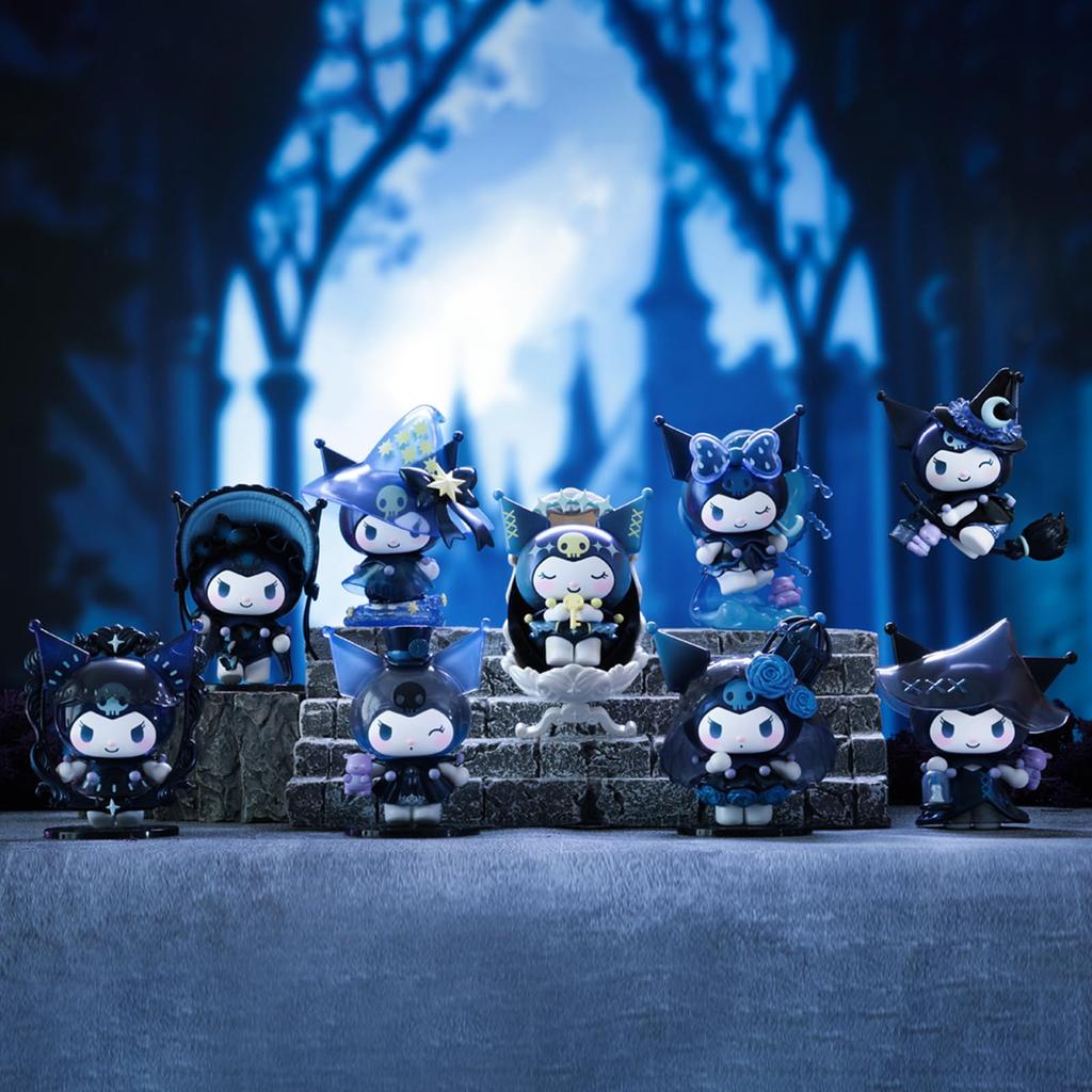 TOP TOY Sanrio Kuromi Banquet Series Gachapon Blind Box Figure Soft Vinyl PVC Premium Toy Birthday Gift Kuromi Character Collector Witch's [1 Piece]