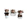 Highland Cow Resin Statue: Creative Festival Bathroom and Home Decoration Gift