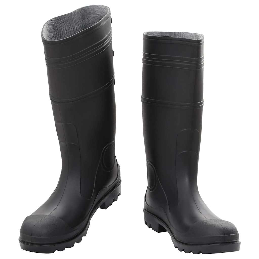 Vidaxl Kalosze, Czarne, Rozmiar 44, Pvc