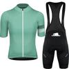 Phtxolue Pro Men Cycling Clothing Anti-Loss Zipper Women Cycling Jersey Set Bike Clothes Anti-UV MTB Bicycle Wear Suit Kit