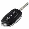 Jingyuqin Replacement 3/4 Buttons Remote Key Fob Car Key Case Cover Styling For Hyundai IX35 I20 3 Buttons Uncut Blade