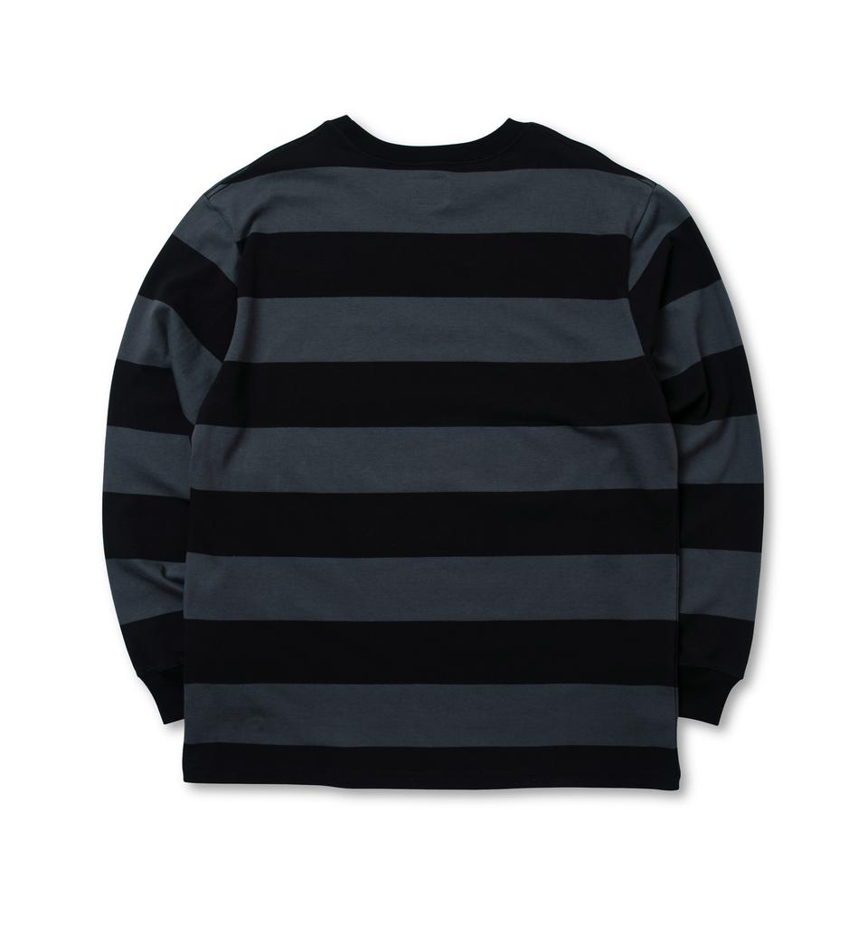 Beullaegpipi Black Pp Engineering Stripe Tee L/S