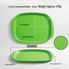Thickened Rectangular Double-Handled Anti-Slip Tray for Fast Food and Canteen Use