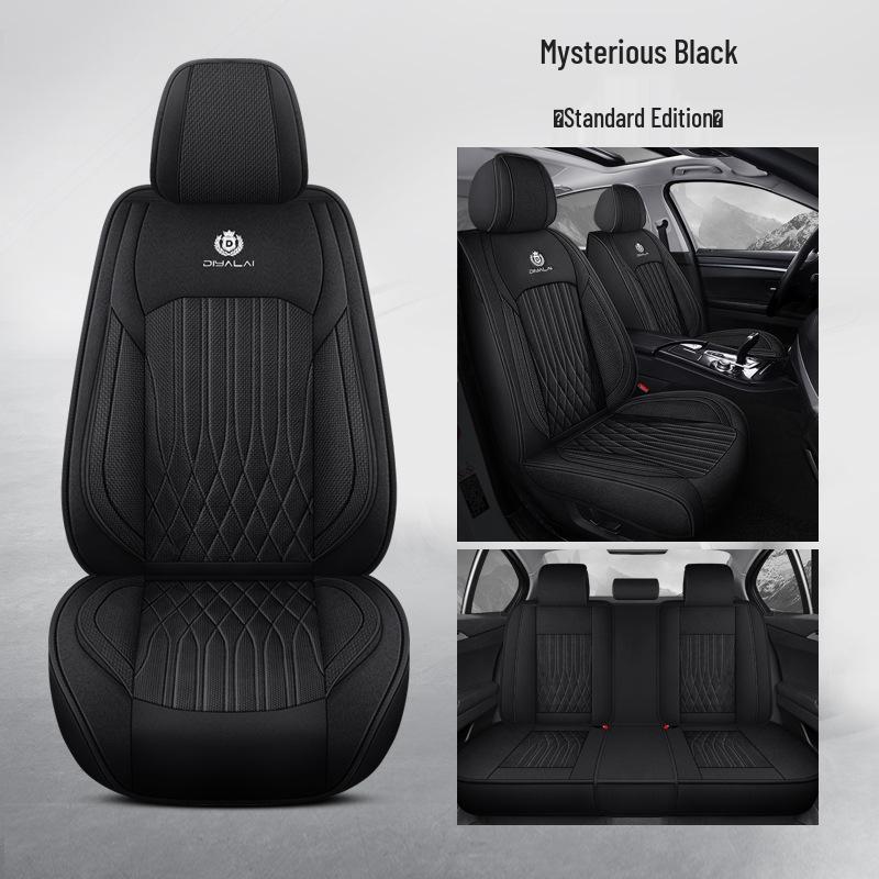 Universal Full Surround Car Seat Covers for All Seasons, Business Style, Five-Seater Coverage