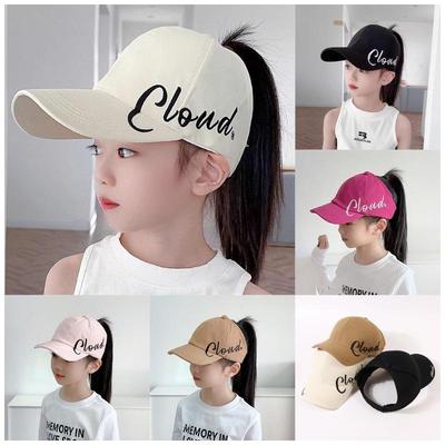 Summer Deep-Top Hat That Can Be Used As a Ponytail Girls' Sun Protection Hat Baseball Cap Versatile Style Trendy Duckbill Cap