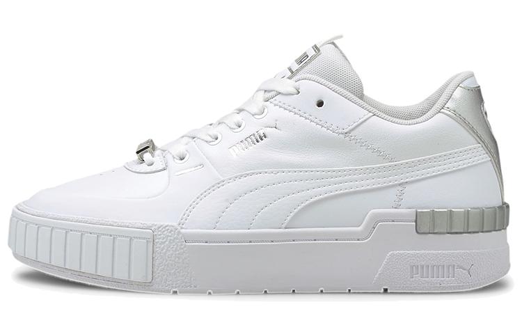 PUMA Cali Sport Metallic White Women s 375050-01 35.5