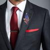 Elegant Alloy Metal Pin Fashionable Flag Theme Jewelry Accessory Multipurpose Wear For Outfits Friendship