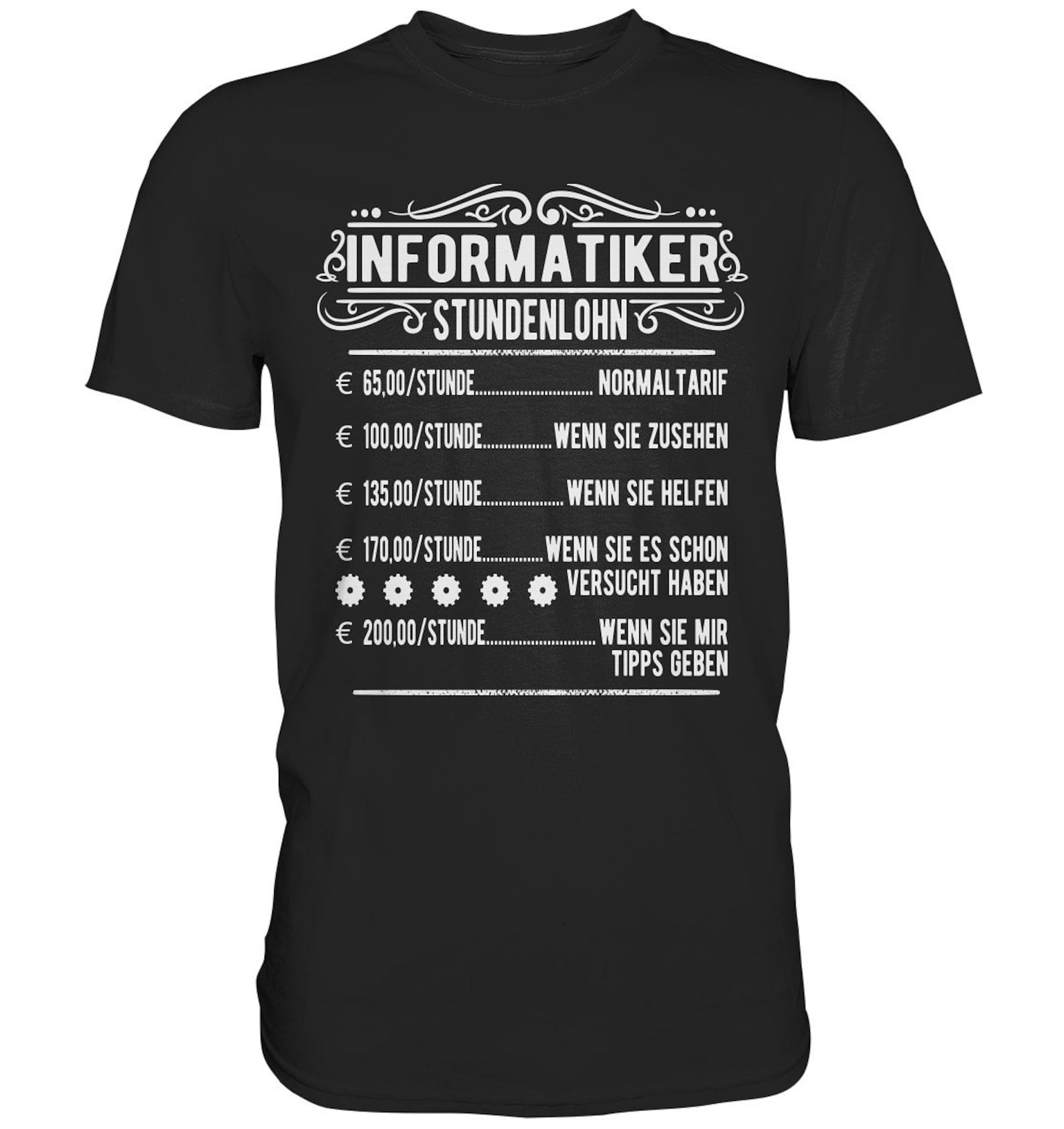 Computer Scientist Hourly Wage T-Shirt Programmer Coding Gift Ideas - Premium Tshirt M