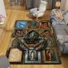 Lobster Art Collection Pattern Rug Floor Mat for Living Room or Bedroom Soft and Comfortable Carpet a Gift for Birthday and Holiday.