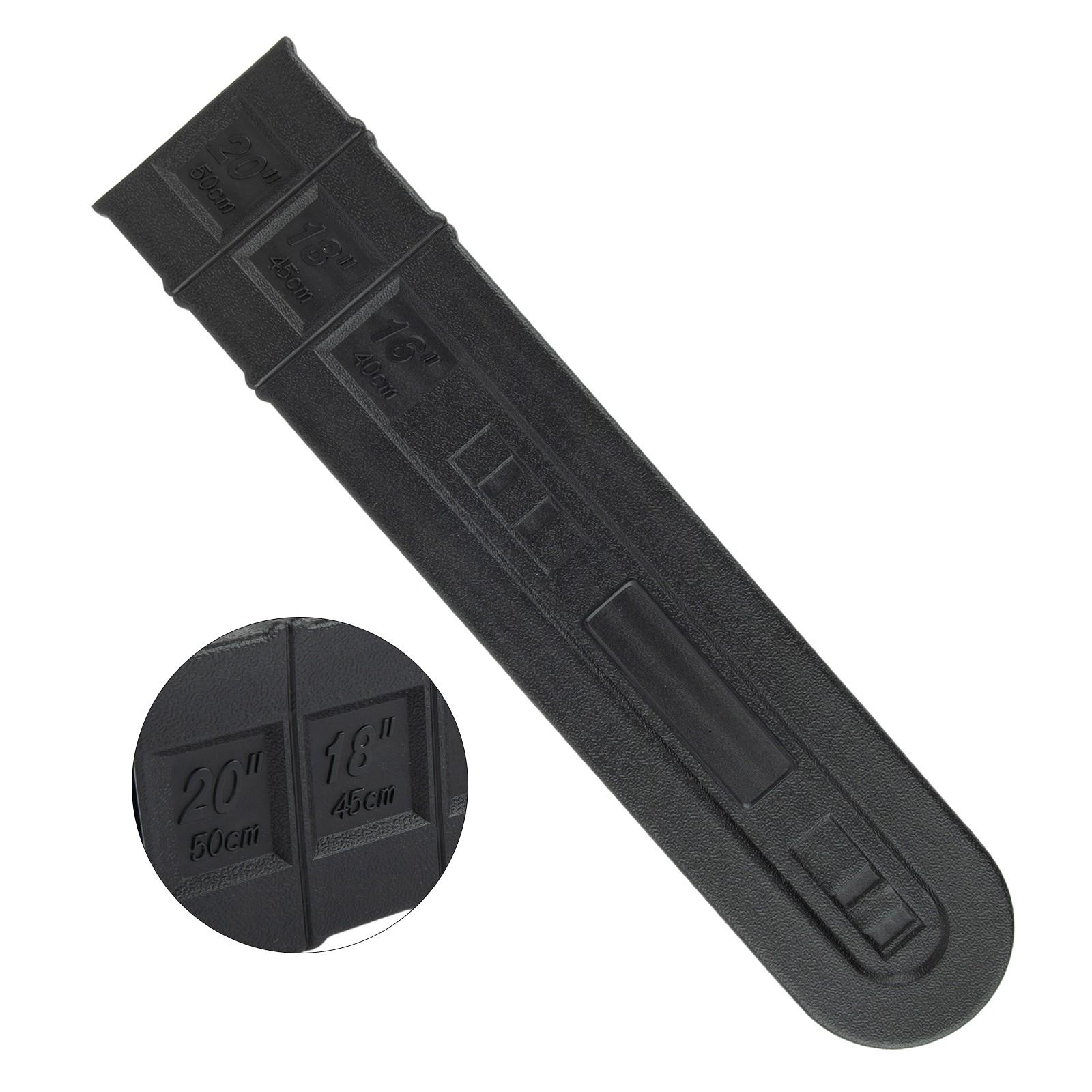 

Part Chainsaw Bar Cover 20 Plastic Black Scabbard Protector Accessory