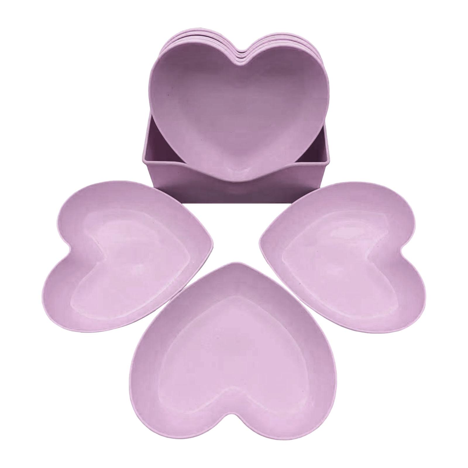 

Сервировочный поднос ко Дню святого Валентина в форме сердца, поднос в форме сердца, сервировочные тарелки для фруктов, печенья, сладостей, тортов ко Дню святого Валентина фиолетовый