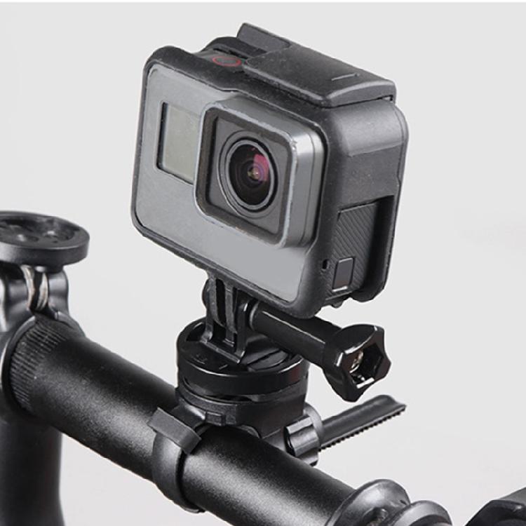 Bicycles Camera Stand Round/Flat Handlebars Camera Mount Holder Stand 360 Degree Rotatable Bicycles Action Camera Holder