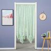 Lace Gauze Anti-Mosquito Door Curtain with No-Punch Telescopic Rod for Living Room