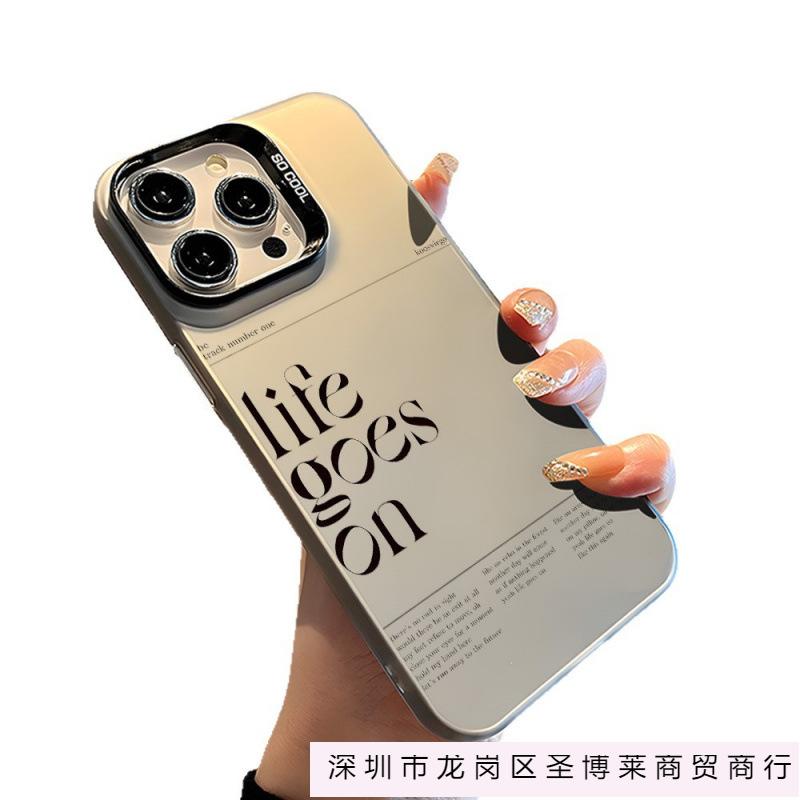 The English Letters Are Compatible with iPhone 16 Cases, iPhone 13/14/15, 15 Color Silver, 11 Pro Max Shockproof XS/XM