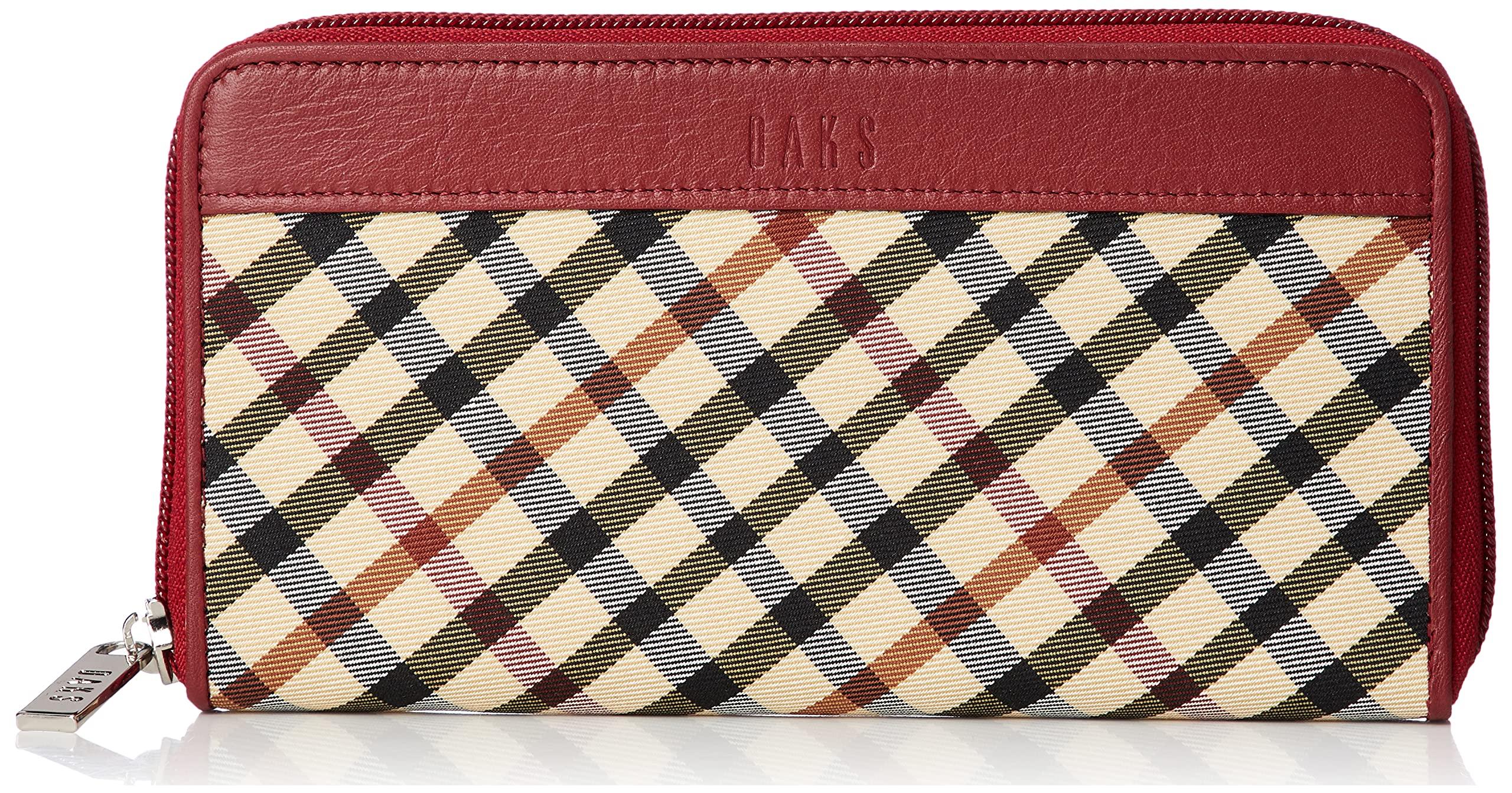 Длинный кошелек Daks HouseCheck, красный