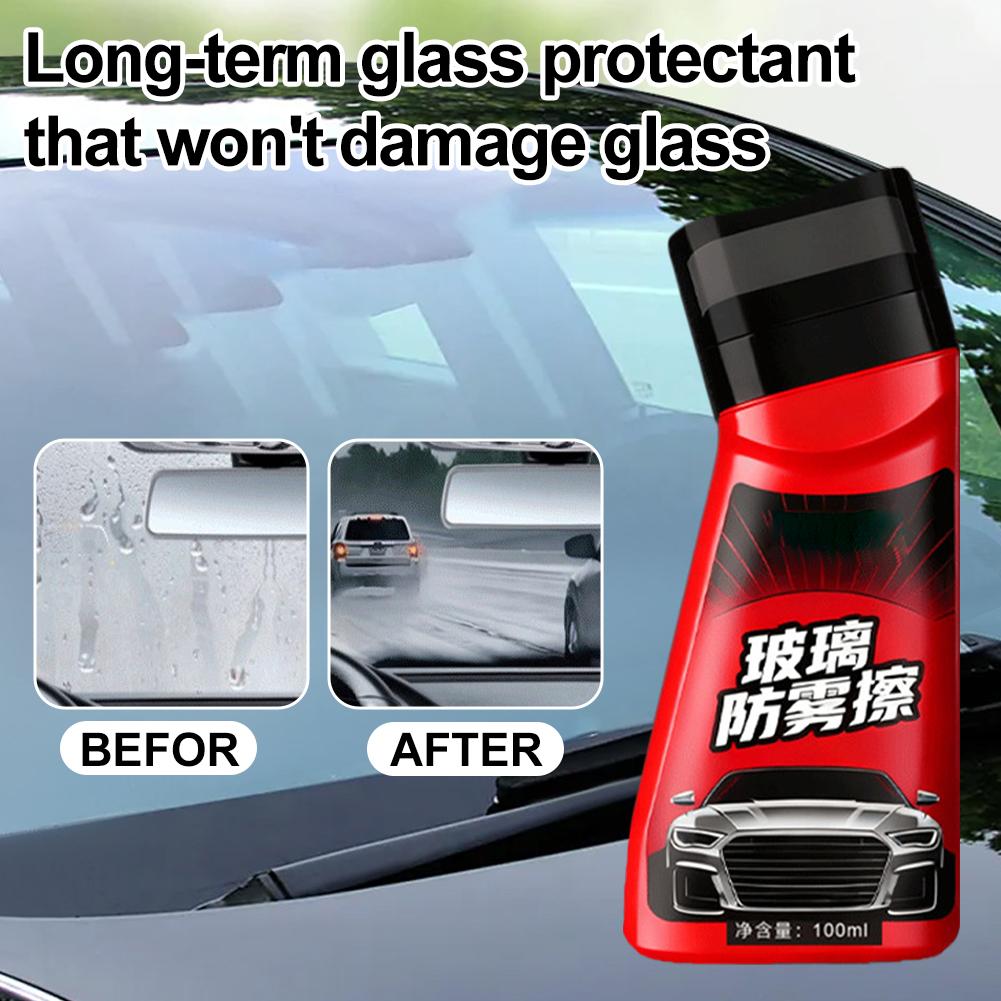 100ml Car Window Defroster Anti-Rain Spray Auto Water Repellent Coating Agent Waterproof Rainproof Anti-fog Glass Cleaner