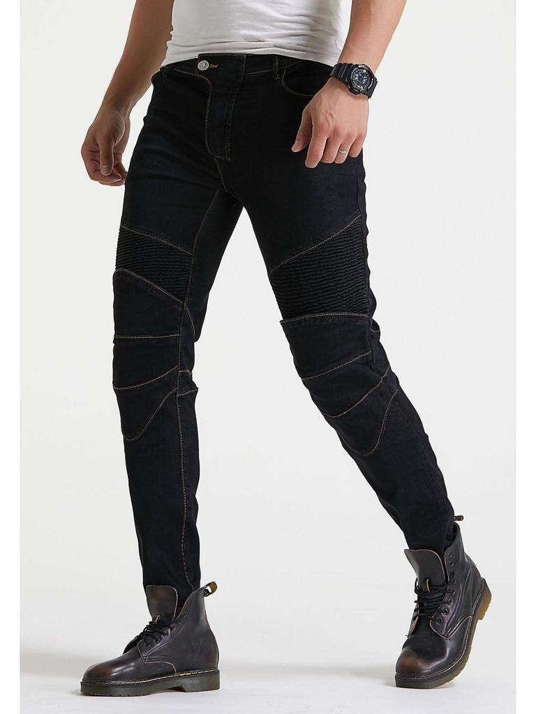 Cross-border Motorcycle Racing Straight Leg Anti-fall Riding Jeans