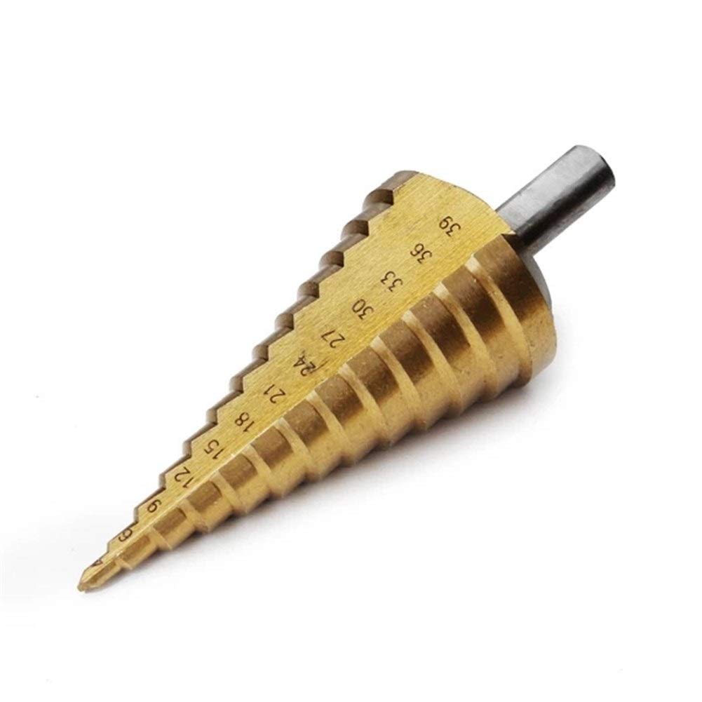 Step Drill, Hexagonal Axis, Spiral, HSS Steel, Pagoda Drill, Ladder Drill, 0.16 - 1.5