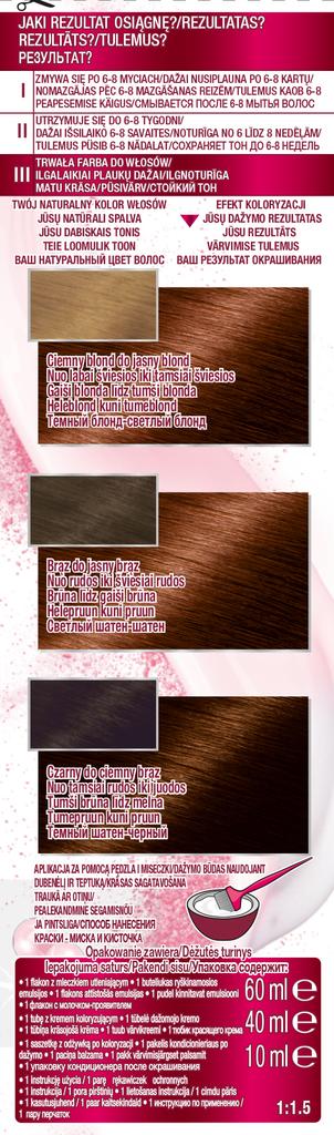 Garnier Color Sensation Haarfarbe, Permanent, Nein. 6.35