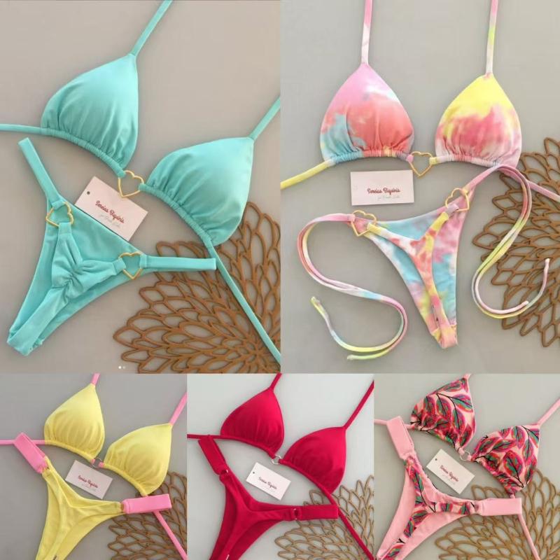 2026 New Sexy Micro Bikini Set Swimsuit Thong Female Bathing Brazilian Women Swimwear Biquini Suit Sexy Up Bikinis Mujer