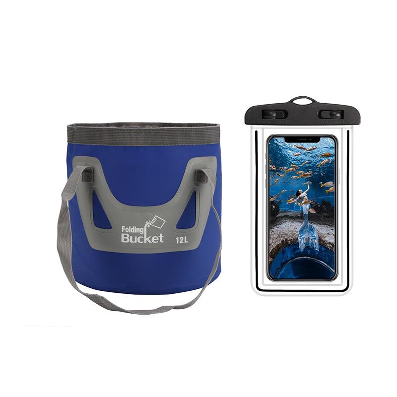 Portable Folding Waterproof Travel Fishing Bucket Bag