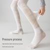 Women's Breathable Mesh Over-the-Calf Socks for Running, Cycling, Badminton, and Fitness - Spring/Summer Style