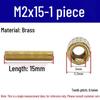 Brass M2 Round Double-Pass Knurled Copper Pillar Screw for Camera Security