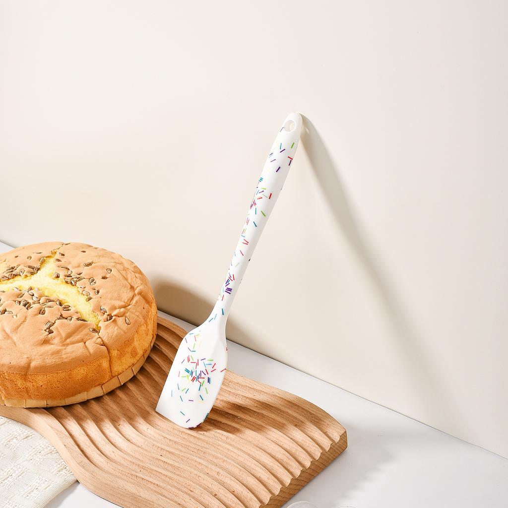 1Pc Extra-Large Silicone Scraper with Integrated Steel Core – Heavy-Duty Spatula for Buttercream Cakes, Baking, and Mixing