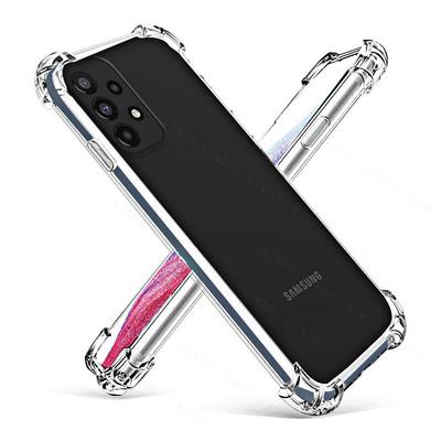 For Samsung Galaxy A13 A23 A33 A53 A73 5G Case Clear Shockproof Coque Sumsung A 13 23 33 53 73 04 04s 04e Soft Silicone Protect